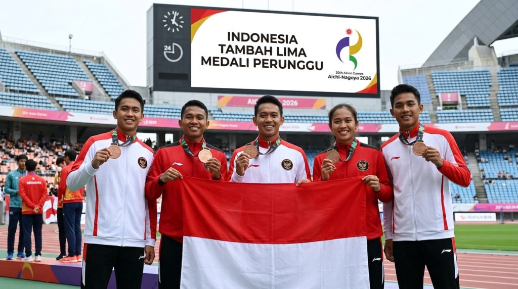 Indonesia Tambah Lima Medali Perunggu pada Asian Games Aichi-Nagoya 2026