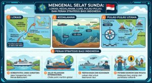 Mengenal Selat Sunda: Lokasi, Kedalaman, Luas, Pulau-Pulau, dan Peran Strategis bagi Indonesia