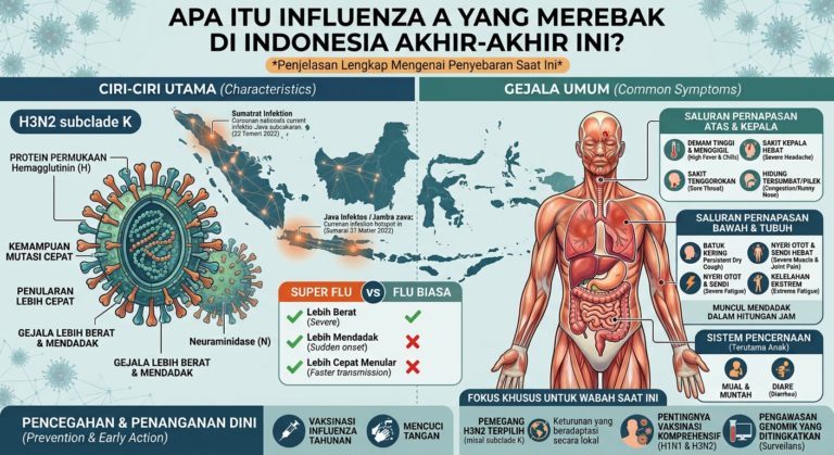 Apa Itu Influenza A yang Merebak di Indonesia Akhir-Akhir Ini?
