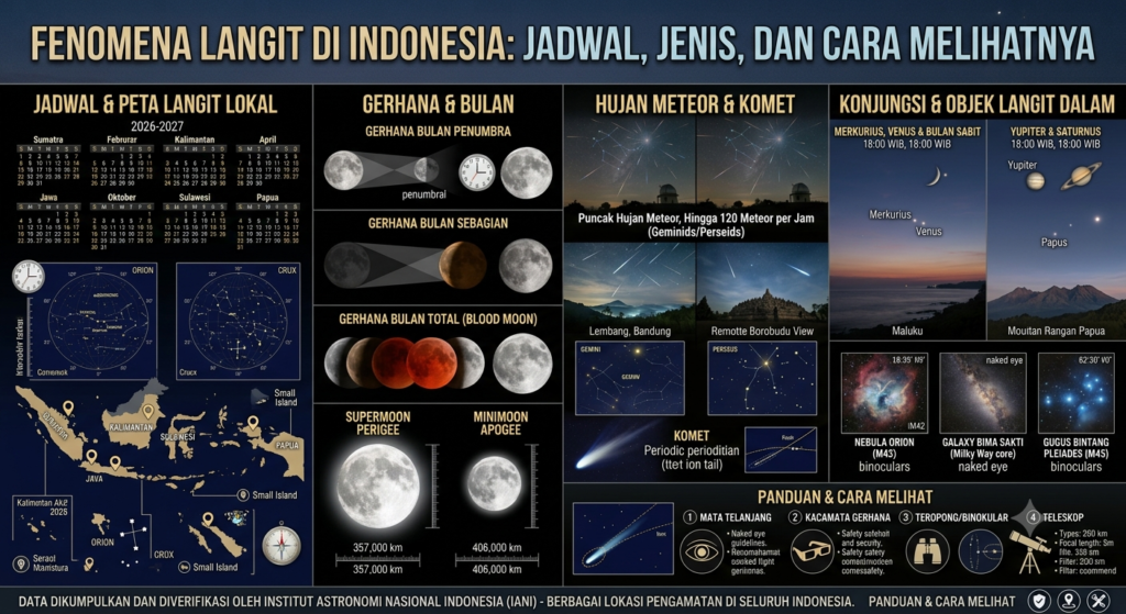 Fenomena Langit di Indonesia: Jadwal, Jenis, dan Cara Melihatnya
