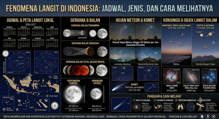 Fenomena Langit di Indonesia: Jadwal, Jenis, dan Cara Melihatnya