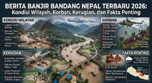 Berita Banjir Bandang Nepal Terbaru 2026: Kondisi Wilayah, Korban, Kerugian, dan Fakta Penting