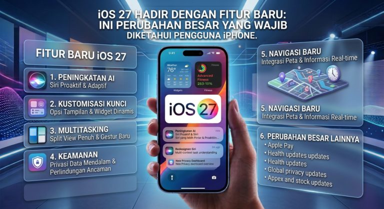 iOS 27 Hadir dengan Fitur Baru: Ini Perubahan Besar yang Wajib Diketahui Pengguna iPhone