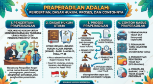 Praperadilan Adalah: Pengertian, Dasar Hukum, Proses, dan Contohnya