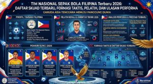 Tim Nasional Sepak Bola Filipina Terbaru 2026: Daftar Pemain, Formasi, Pelatih, dan Performa