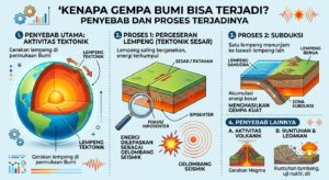 Kenapa Gempa Bumi Bisa Terjadi? Ini Penyebab dan Proses Terjadinya