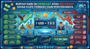 Rupiah Hari Ini Menguat atau Melemah? Simak Kurs Terbaru dan Penyebabnya buatkan gambafr dengan judul tersebut