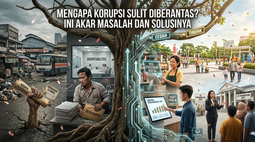 Mengapa Korupsi Sulit Diberantas? Ini Akar Masalah dan Solusinya