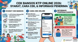 Cek Bansos KTP Online 2026: Syarat, Cara Cek, dan Informasi Penerima Bansos