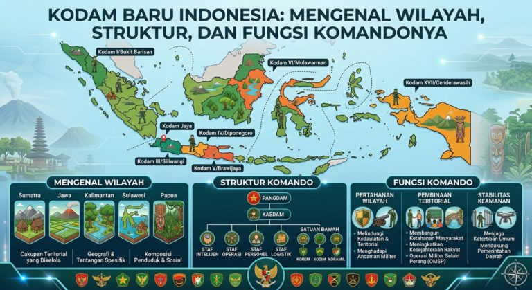 Kodam Baru Indonesia: Mengenal Wilayah, Struktur, dan Fungsi Komandonya