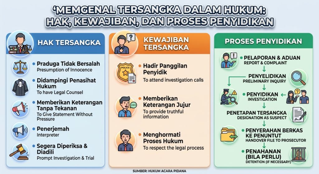 Mengenal Tersangka dalam Hukum: Hak, Kewajiban, dan Proses Penyidikan