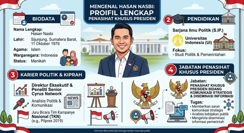 Mengenal Hasan Nasbi: Biodata, Pendidikan, Karier Politik, hingga Jabatan Penasihat Khusus Presiden