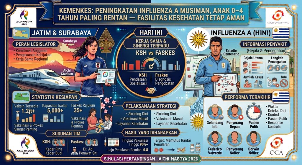 Kemenkes: Peningkatan Influenza A Musiman, Anak 0–4 Tahun Paling Rentan — Fasilitas Kesehatan Tetap Aman