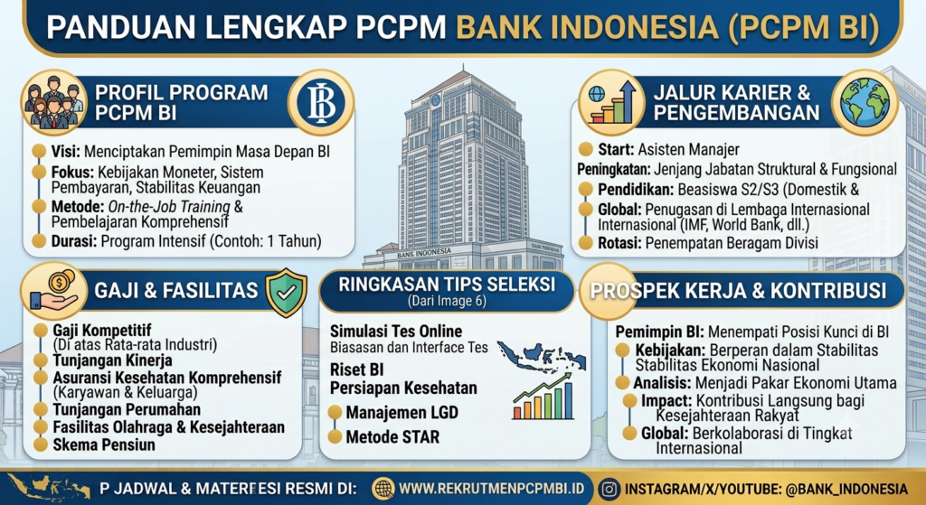 PCPM Bank Indonesia: Profil Program, Syarat Pelamar, Gaji, Karier, dan Prospek Kerja