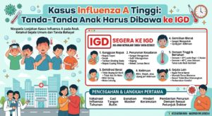 Kasus Influenza A Tinggi, Ini Tanda-Tanda Anak Harus Dibawa ke IGD