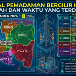 Jadwal Pemadaman Bergilir Hari Ini: Wilayah dan Waktu yang Terdampak