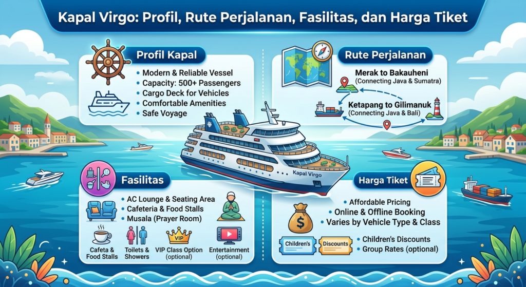 Kapal Virgo: Profil, Rute Perjalanan, Fasilitas, dan Harga Tiket
