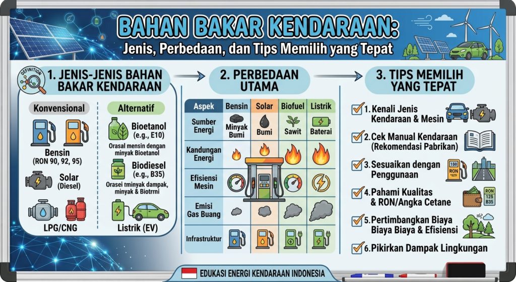 Bahan Bakar Kendaraan: Jenis, Perbedaan, dan Tips Memilih yang Tepat