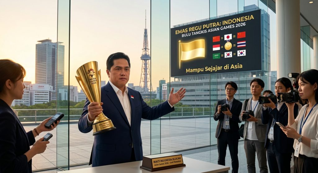 Menpora Erick Sebut Raihan Emas Tim Bulu Tangkis Asian Games 2026 Jadi Bukti Indonesia Mampu Sejajar di Asia