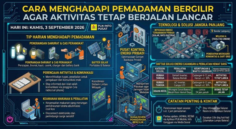 Cara Menghadapi Pemadaman Bergilir agar Aktivitas Tetap Berjalan Lancar