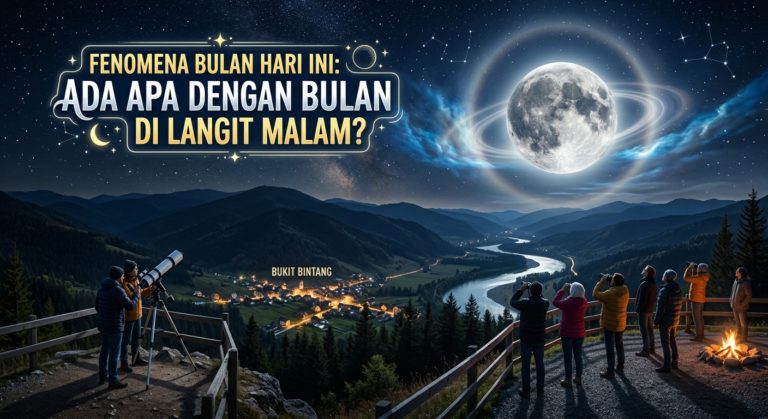 Fenomena Bulan Hari Ini: Ada Apa dengan Bulan di Langit Malam?