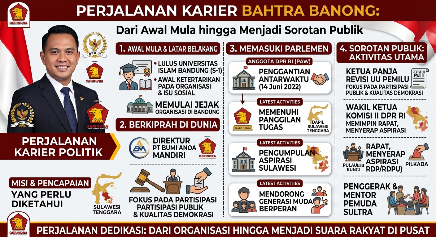Perjalanan Karier Bahtra Banong: Dari Awal Mula hingga Menjadi Sorotan Publik