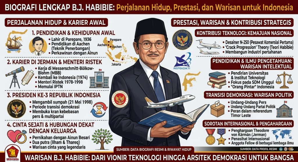 B.J. Habibie: Biografi Lengkap, Perjalanan Hidup, Prestasi, dan Warisan untuk Indonesia