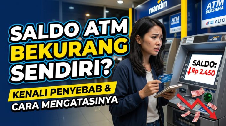 Saldo ATM Berkurang Sendiri? Kenali Penyebab dan Cara Mengatasinya