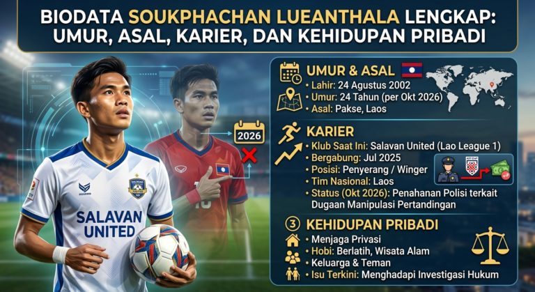 Biodata Soukphachan Lueanthala Lengkap: Umur, Asal, Karier, dan Kehidupan Pribadi