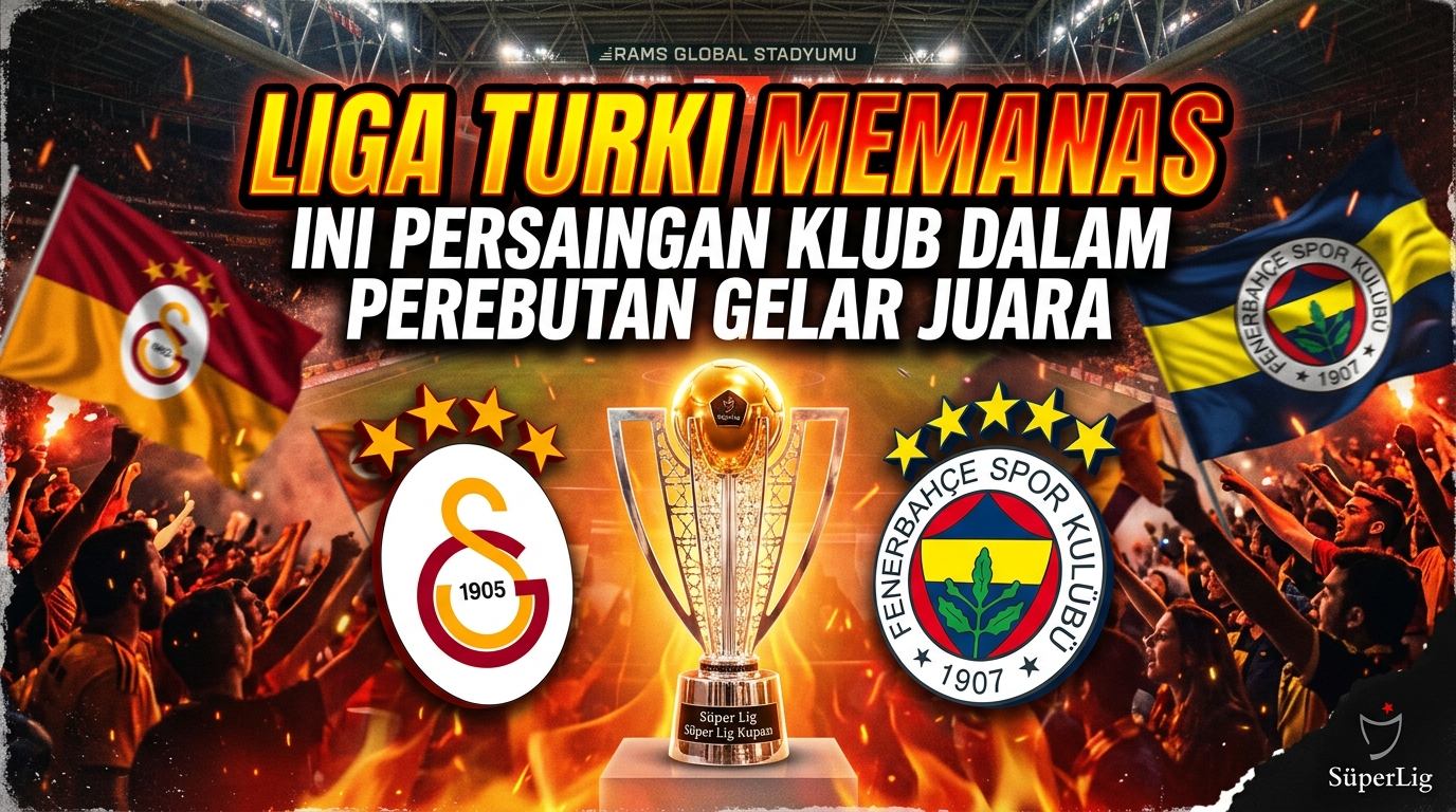 Liga Turki Memanas, Ini Persaingan Klub dalam Perebutan Gelar Juara