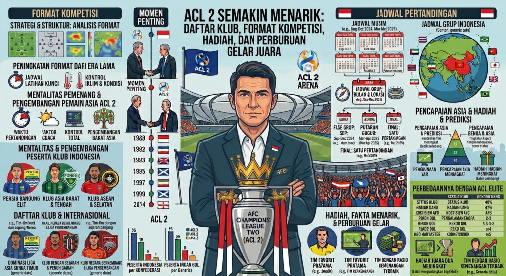 ACL 2 Semakin Menarik: Daftar Klub, Format Kompetisi, Hadiah, dan Perburuan Gelar Juara