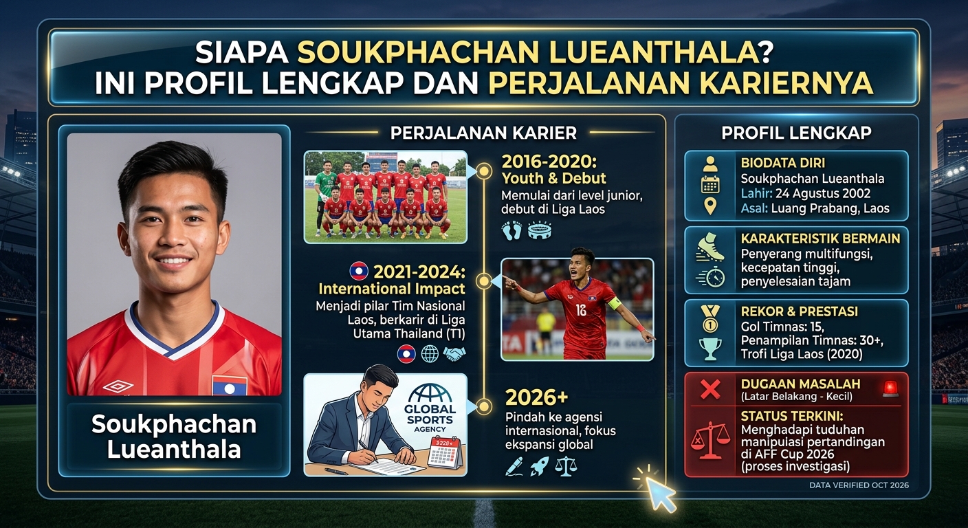 Siapa Soukphachan Lueanthala? Ini Profil Lengkap dan Perjalanan Kariernya