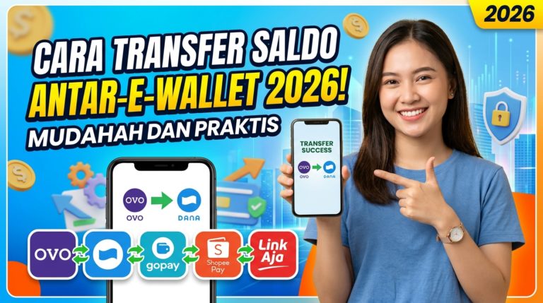 Cara Transfer Saldo Antar-E-Wallet Terbaru 2026, Mudah dan Praktis