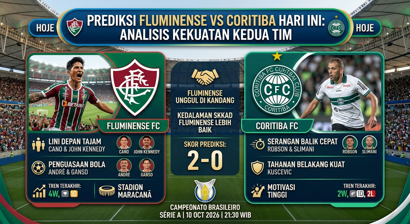 Prediksi Fluminense vs Coritiba Hari Ini: Analisis Kekuatan Kedua Tim