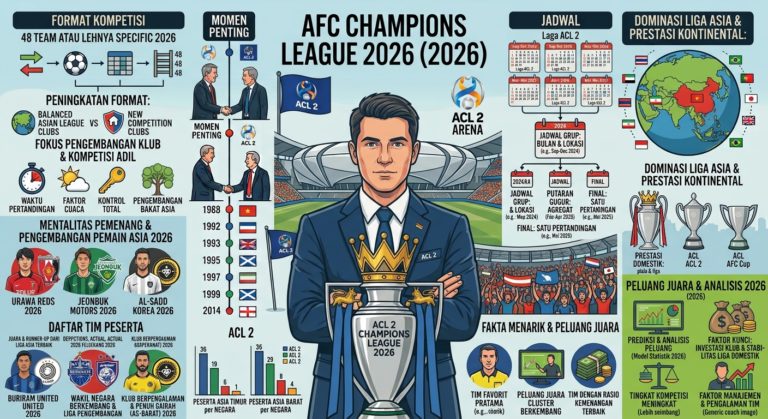 ACL 2 2026: Daftar Tim Peserta, Jadwal Pertandingan, Format Kompetisi, dan Peluang Juara