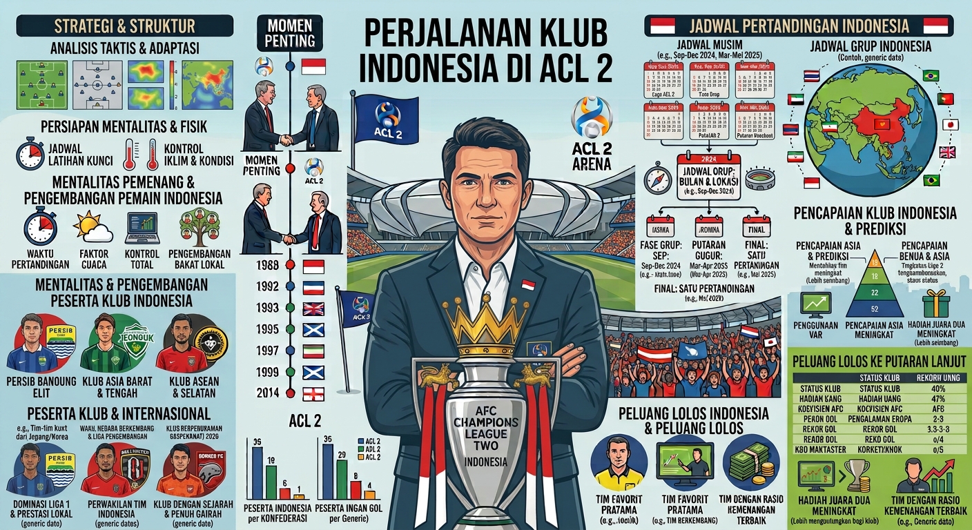 Perjalanan Klub Indonesia di ACL 2: Jadwal, Lawan, Hasil Pertandingan, dan Peluang Lolos